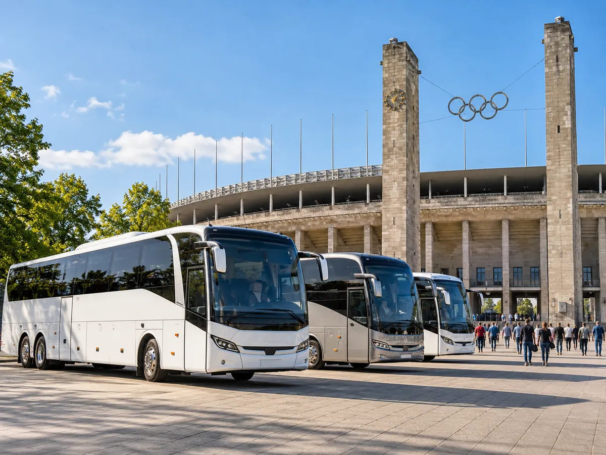 Olympiastadion bus rental